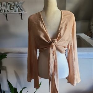 NWT Altar'd State Arula Eye Embroidered Cover Up Size A